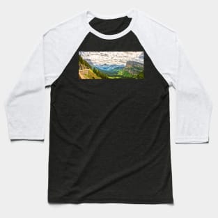 Glacier National Park Baseball T-Shirt